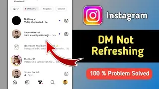 Instagram DM Not Refreshing Problem | Instagram Unread Messages Problem | Instagram DM Not Working