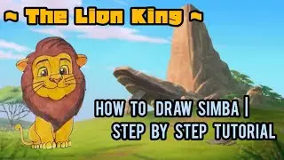 How to draw Simba | Step By Step tutorial | Drawing of Simba from The Lion King