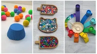Hypnotic Bead Reversal, Xylophone Magic, Sorting Balls, ASMR Bead Tower, Marble Run Relaxation