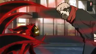 4-tails Naruto vs Sukuna | fan animation 