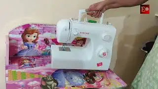 Singer sewing machine demo in telugu | singer sewing machine review