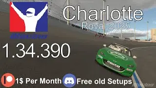 iRacing Hotlap | Mazda MX5 | Charlotte Roval 2025 | [RM1] | iRacing Setup