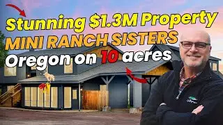Mini Ranch Sisters Oregon on 10 acres || Stunning $1.3M Property