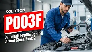 Как исправить ошибку P003F OBD II &mdash; залипание цепи управления профилем распредвала, блок 2