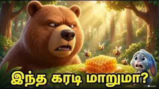 இந்த கரடி மாறுமா? 🐻 | கோவக்கார கரடி மாறிய கதை | Tamil Kids Moral Story