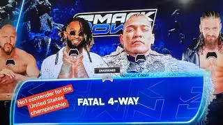 Chris bay vs Jon moxley vs Jay white vs Hijo Del Vikingo no1 contender for the US Championship 