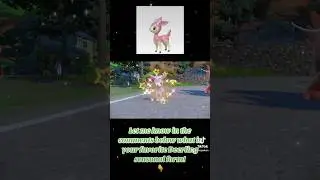 Hatching an adorable shiny Deerling in the new Pok&eacute;mon Scarlet and Violet DLC! 🥚