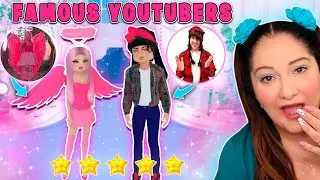Making FAMOUS YOUTUBERS In Dress To Impress! #dresstoimpress