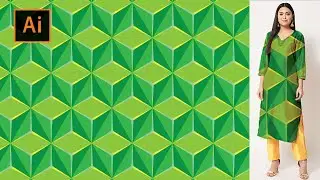 Seamless Patterns 2 in Adobe Illustrator #pattern #logodesign #graphicdesign #tutorial #illustrator