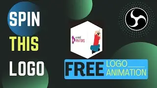 How to Make Spinning 3D Logo For OBS | Logo Animation || न्यूज़ चैनलों के जैसा घूमने वाला Logo 2023.