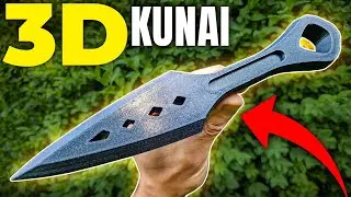 3D Printed Throwing Weapons (The ULTIMATE Test)