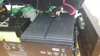 APC BACK-UPS BX1400UI замена батарии, ремонт (opening вскрытие,  battery replacement  APC 1400)