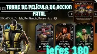 SI NO PUEDES VE ESTO🔥 TORRE DE PELÍCULA DE ACCIÓN FATAL jefes 180|MORTAL KOMBAT Mobile