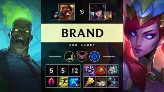 Brand Carry vs Caitlyn - EUW Grandmaster Patch 25.21