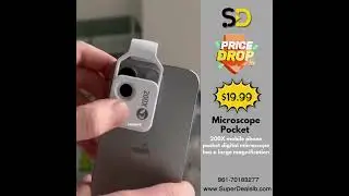 200X Phone Mini Pocket Microscope with LED - Lebanon Super Deals  #لبنان #اكسبلور #superdealslb