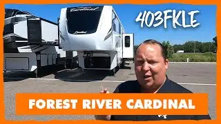 Front Kitchen Forest River Cardinal 403FKLE