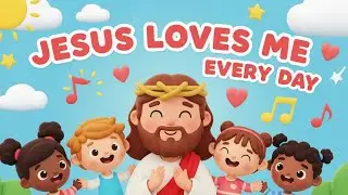 Jesus Loves Me Every Day 🎵 | Kids Christian Song | Bible Song for Children