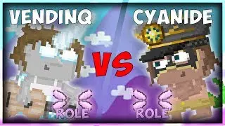 VendinQ vs Cyanide (SkyWars in GT)(Like Minecraft)│Growtopia(그로우토피아)
