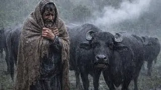 Nepali Mountain Village Life in Rain | Shepherd Life | Heavy Rainy Day  | Organic Shephrd Food |