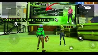 RAISTAR IN MY MATCH TAMIL//FREE FIRE TIPS AND TRICKS TAMIL