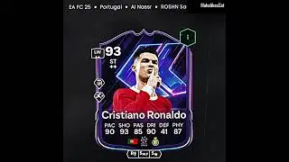 COLD NEW FLASHBACK CARD || CR7 FLASHBACK FC25 FUTBIN CARD