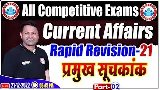 प्रमुख सूचकांक | Important Index, Current Affairs Rapid Revision #21, Current Affairs by Sonveer Sir