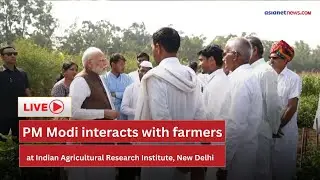 LIVE 🔴 PM Modi interacts with farmers at Indian Agricultural Research Institute, New Delhi