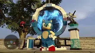 LEGO Dimensions | Sonic Dashes Through LEGO City