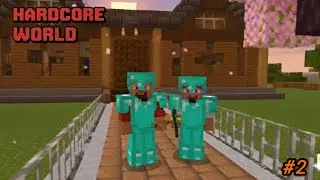 We built an epic House in Hardcore Minecraft ep #2