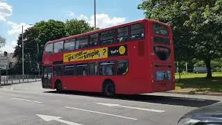 Bus Spotting in Uxbridge Carousel Scania Enviro400 222 (LF10 OXF) Route 102 Heathrow to High Wycombe