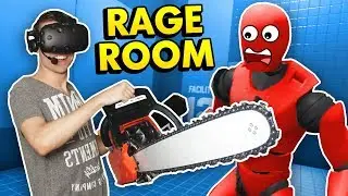RAGDOLL DUMMY DESTRUCTION IN RAGE ROOM VR (Rage Room Virtual Reality HTC Vive Funny Gameplay)