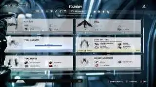 [Warframe PS4] Building the Itzal [Gameplay & Commentary 25]