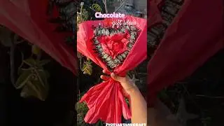Chocolate Gifts ideas for valentine's day &hearts;️/Handmade chocolate bouquet💐 #chocolateart #diyideas