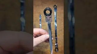 Tekton Extra Long Flex-Head Ratcheting Box End Wrenches (6-point, 72T).