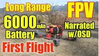 Testing the 6000mAh Battery for Long Range FPV 18650