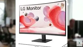 Review - LG 32MR50C-B Curved Monitor 32-Inch FHD 100Hz AMD FreeSync OnScreen Control Dyna