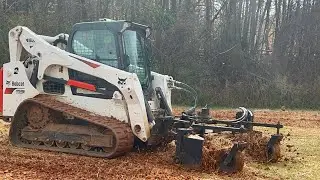 11 Pallets of Zoysia Sod & Harley Raking Project