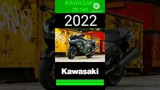Evolution of KAWASAKI ZX-14R bike(2005~2023) #shorts #kawasaki #zx14r #bike #evolution #viral #2023