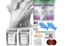 Luna Bean Hand Casting Kit &ndash; The Original Hand Mold Kit for Couples &ndash; Christmas Gifts, Bridal Shower