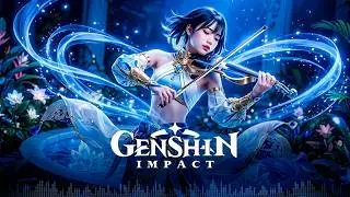 Hustle and Bustle of Ormos - GENSHIN IMPACT | Epic Orchestral Violin Cover 🎻🌿 (3 epic versions)