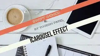 Swift 4 :- How to create iCarousel effect in CollectionView Using UPCarouselFlowLayout iOS Hindi.