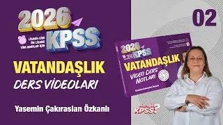 2026 KPSS Vatandaşlık Temel Hukuk Kavramları 2 - Yasemin Özkanlı