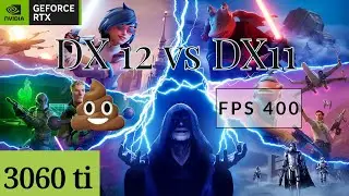 Fortnite DIRECTX 12 VS 11 3060TI 8GB