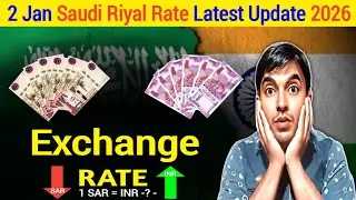 Saudi Riyal 🇸🇦 To India 🇮🇳 2 Jan 2026 Today Rate | Khushkhabri? Aaj ka Riyal Rate 📈
