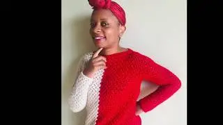 How to make a two tone sweater -  Pattern #1