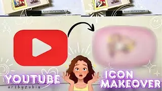 YouTube Icon Makeover Challenge 🌙💖☁️| PASTEL DOODLES #doodle #art #artchallenge 