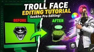 Trending): Troll Face Phonk Edit Tutorial 😈 | How to Make Scary Troll Face on Mobile