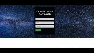 WEB DEVELOPMENT PART 9(UPDATE PASSWORD ONE)
