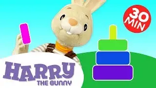 Playtime with Harry! | Playing Peekaboo & Hide and Seek for Kids | Harry the Bunny