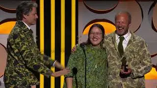 Nalu Apassingok Accepts the Peabody for One with the Whale